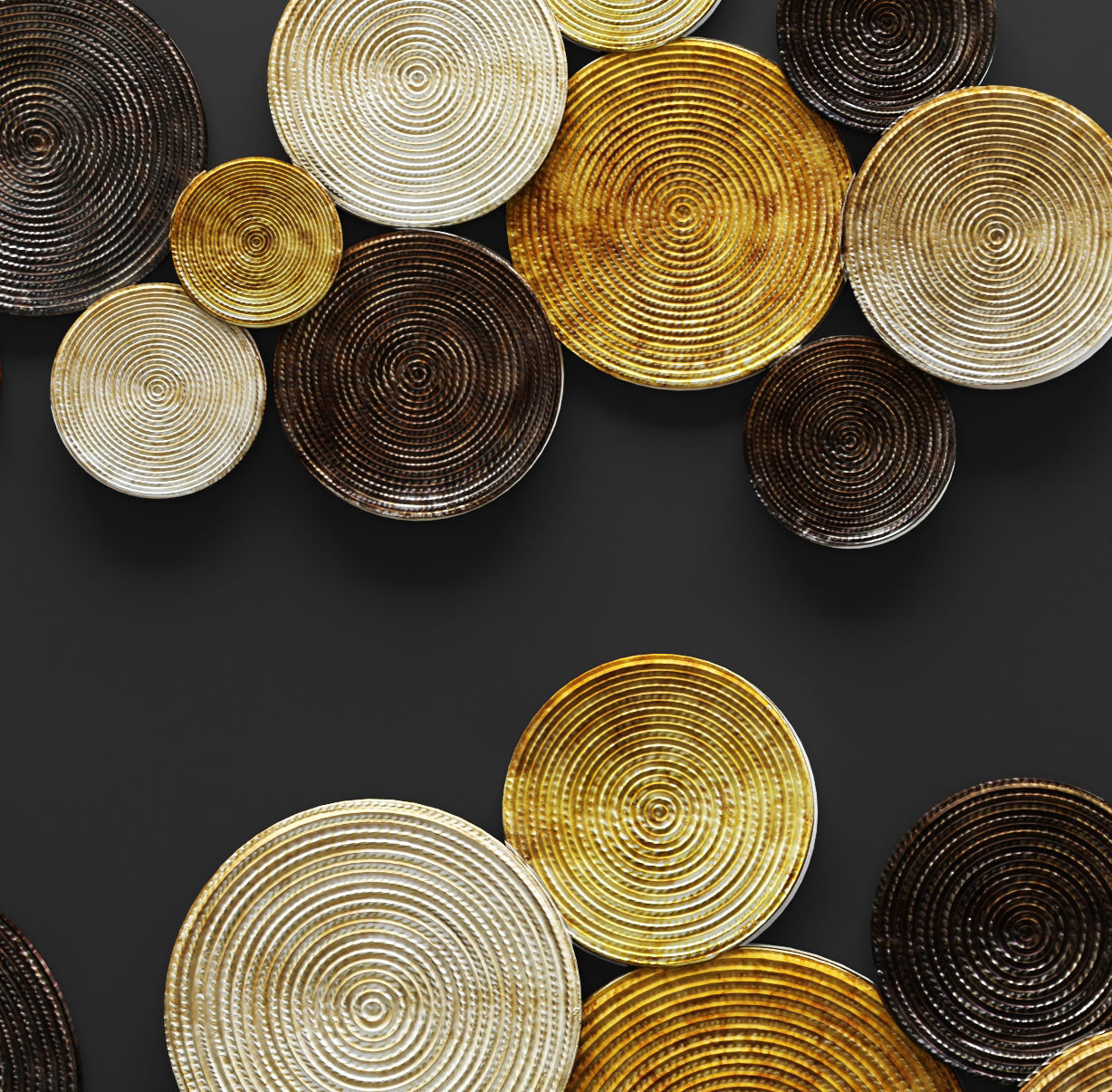 Circle Wall Decor Home Decorating Ideas Circles Wall Decor Cgtrader