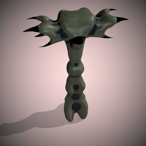 3D model hammer from a chimera skull VR / AR / lowpoly animated CGTrader