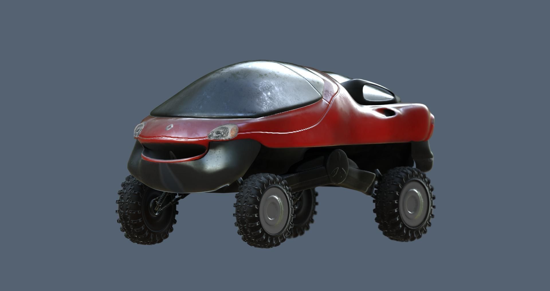 Reanult Raccon Renault Racoon Concept Car 1992 free VR / AR / low-poly 3D model | CGTrader