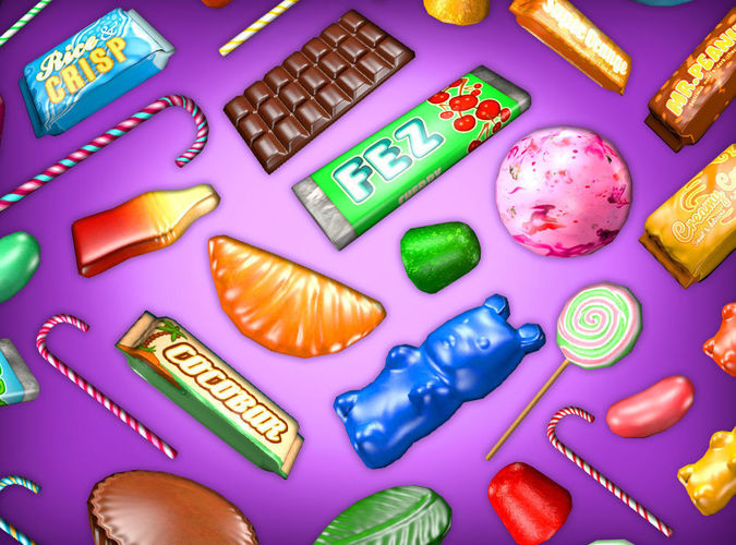 3D model Candy Heaven Pack VR / AR / lowpoly CGTrader