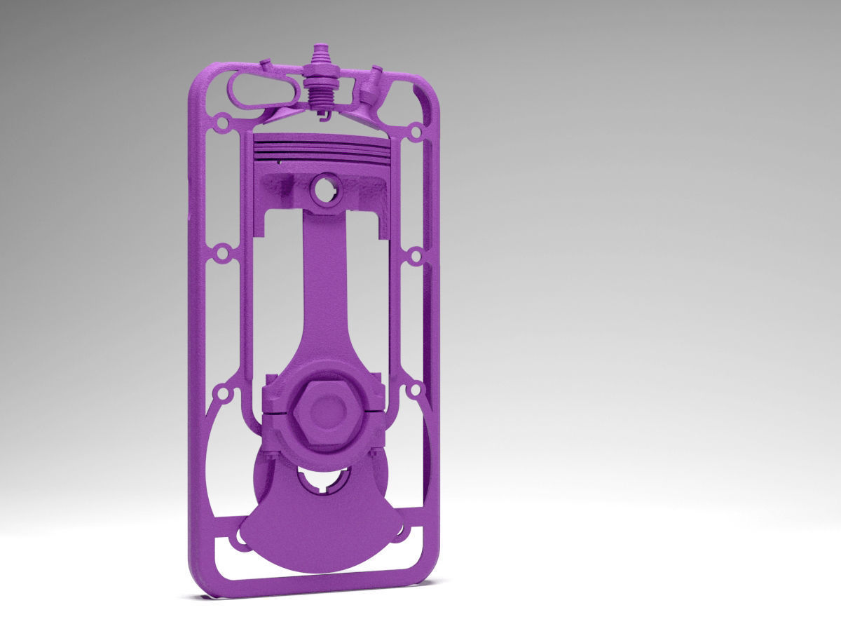 Mechanical case for iphone6-6s like engine slice