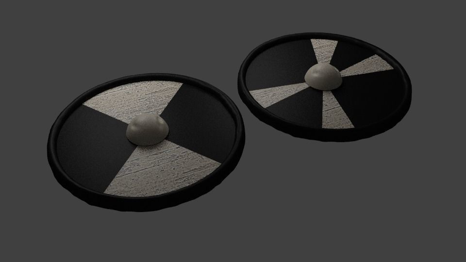 War shields 3D model