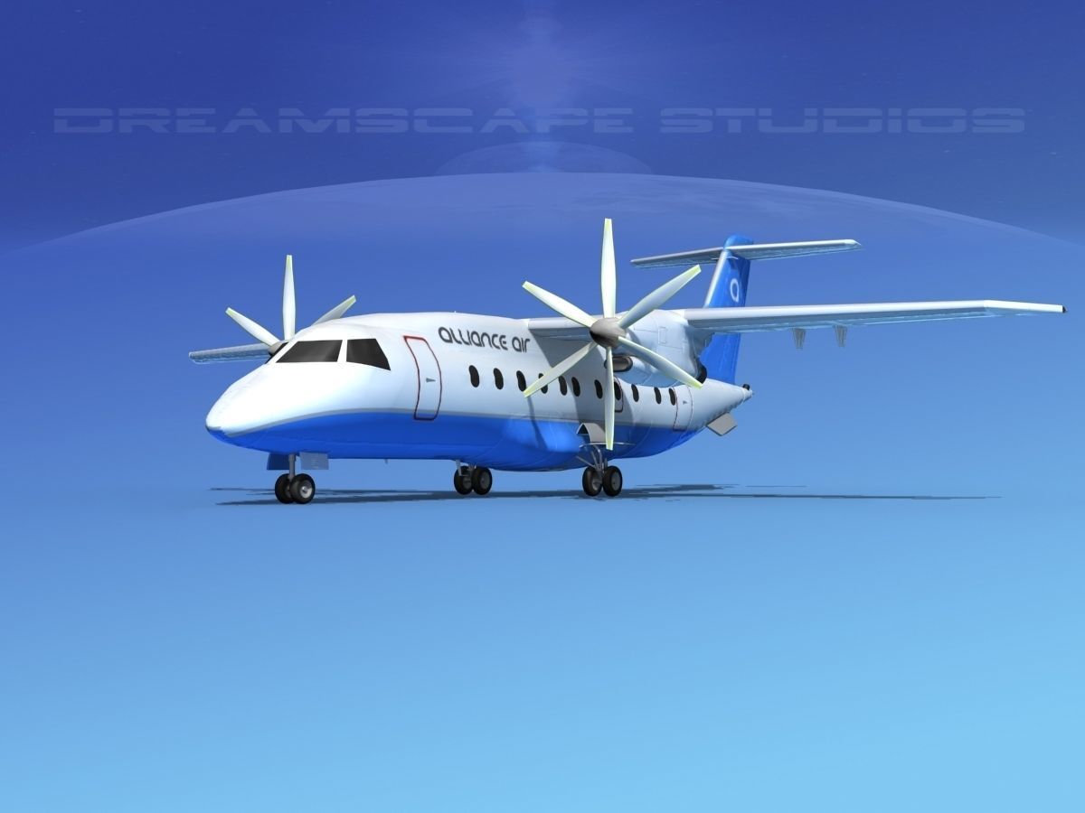 Dornier 328-130 Alliance Air 3D model