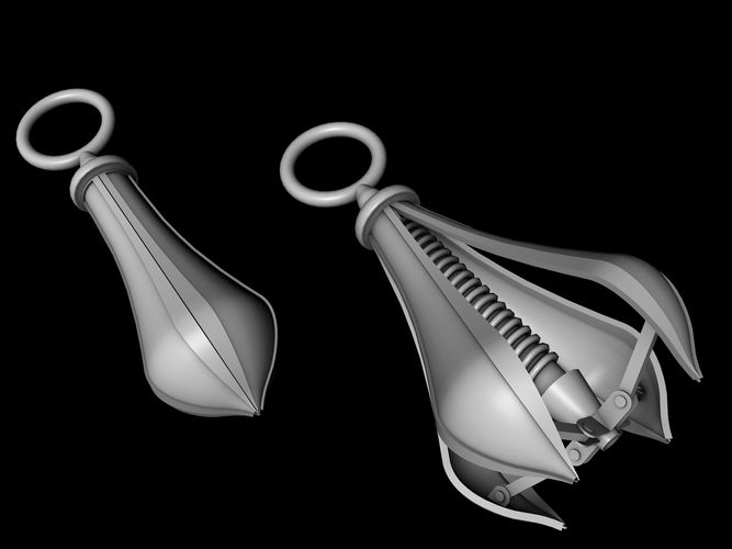 Pear of Anguish Torture Device 3D Model OBJ 3DS FBX C4D DXF STL