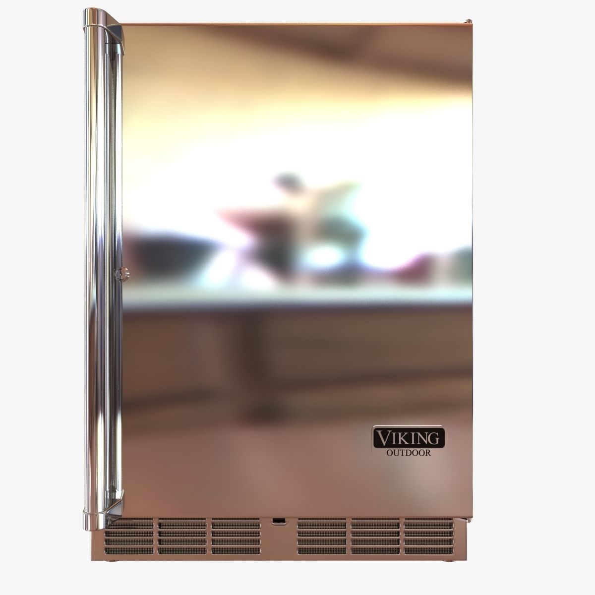 Viking Outdoor Undercounter Refrigerator 3D model CGTrader