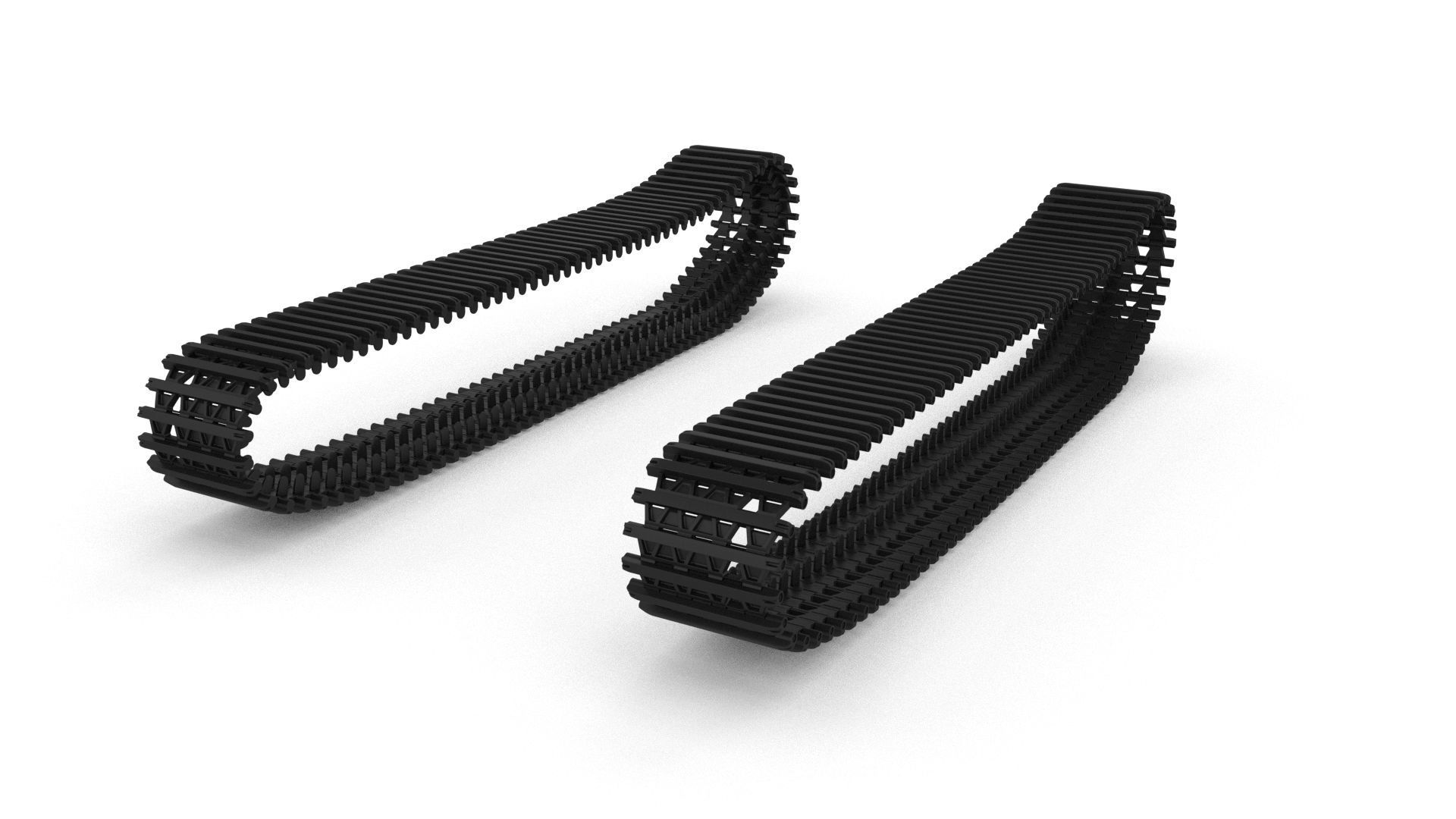 Tank Tracks 3D model CGTrader