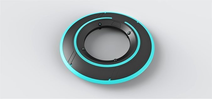 Identity disk from the movie Tron Legacy 2010