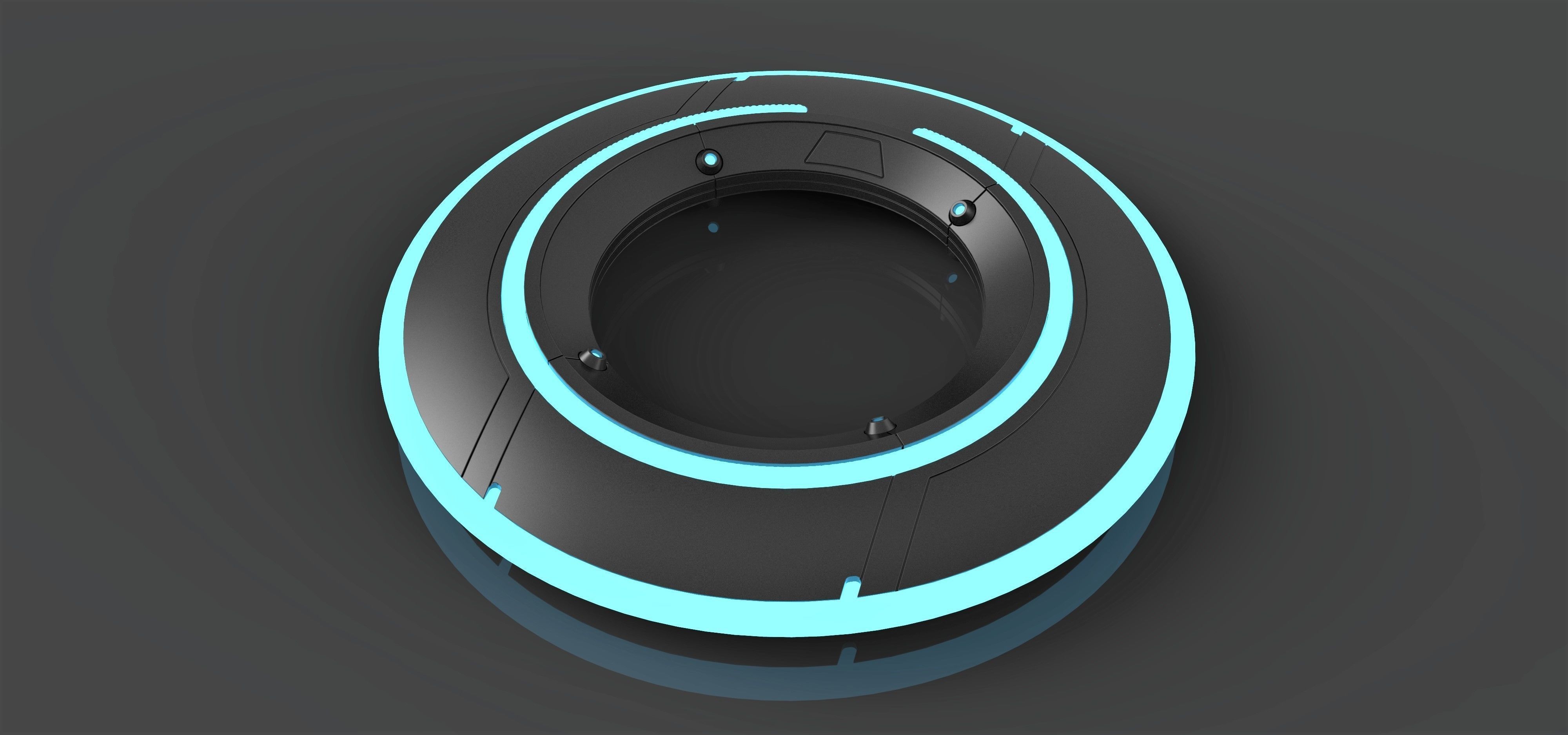 Identity disk from the movie Tron Legacy 2010 3D model 3D printable