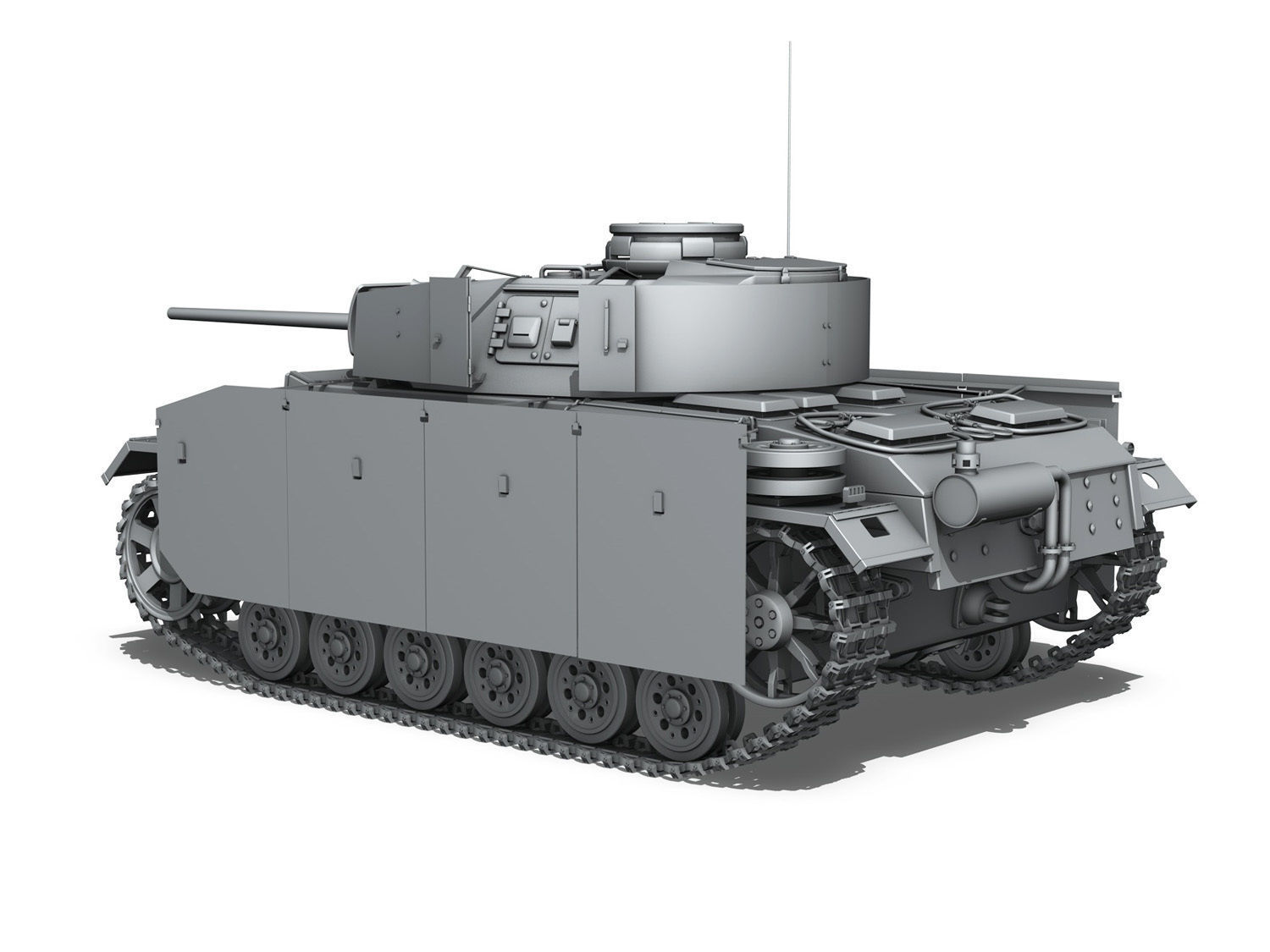 PzKpfw III - Panzer 3 - Ausf M 3D model | CGTrader