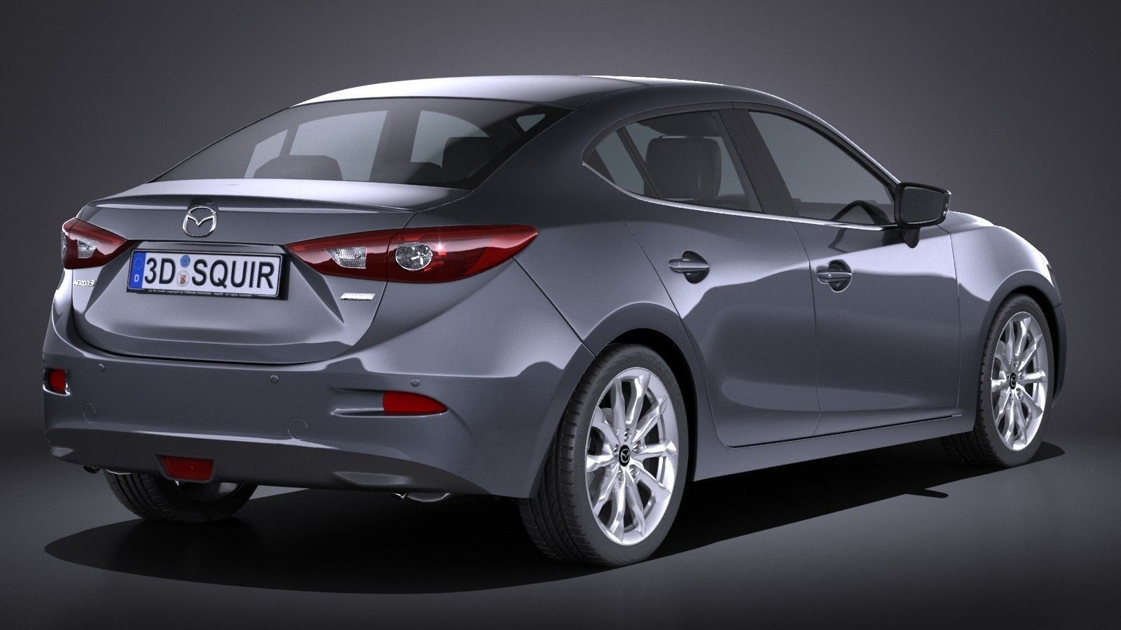 Mazda 3 sedan 2017 3D model | CGTrader