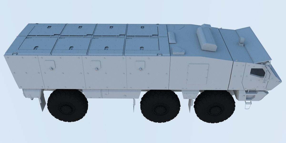 Kamaz typhoon 3D model