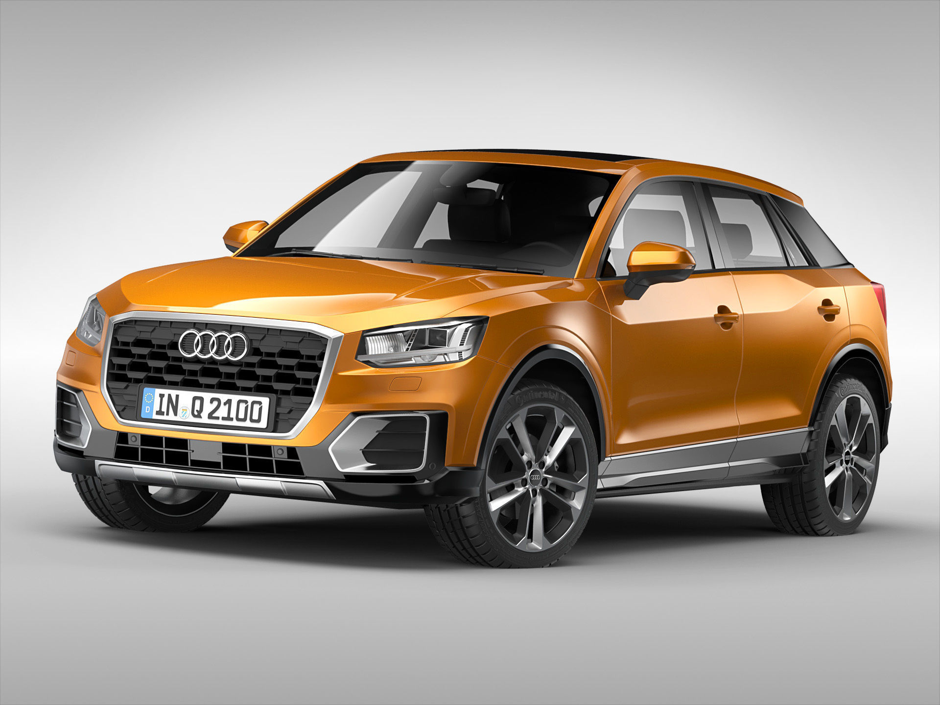 Audi Q2 2017 Cgtrader Audi Q2 2017 Model Max Obj Mtl S Fbx Ma Mb 1