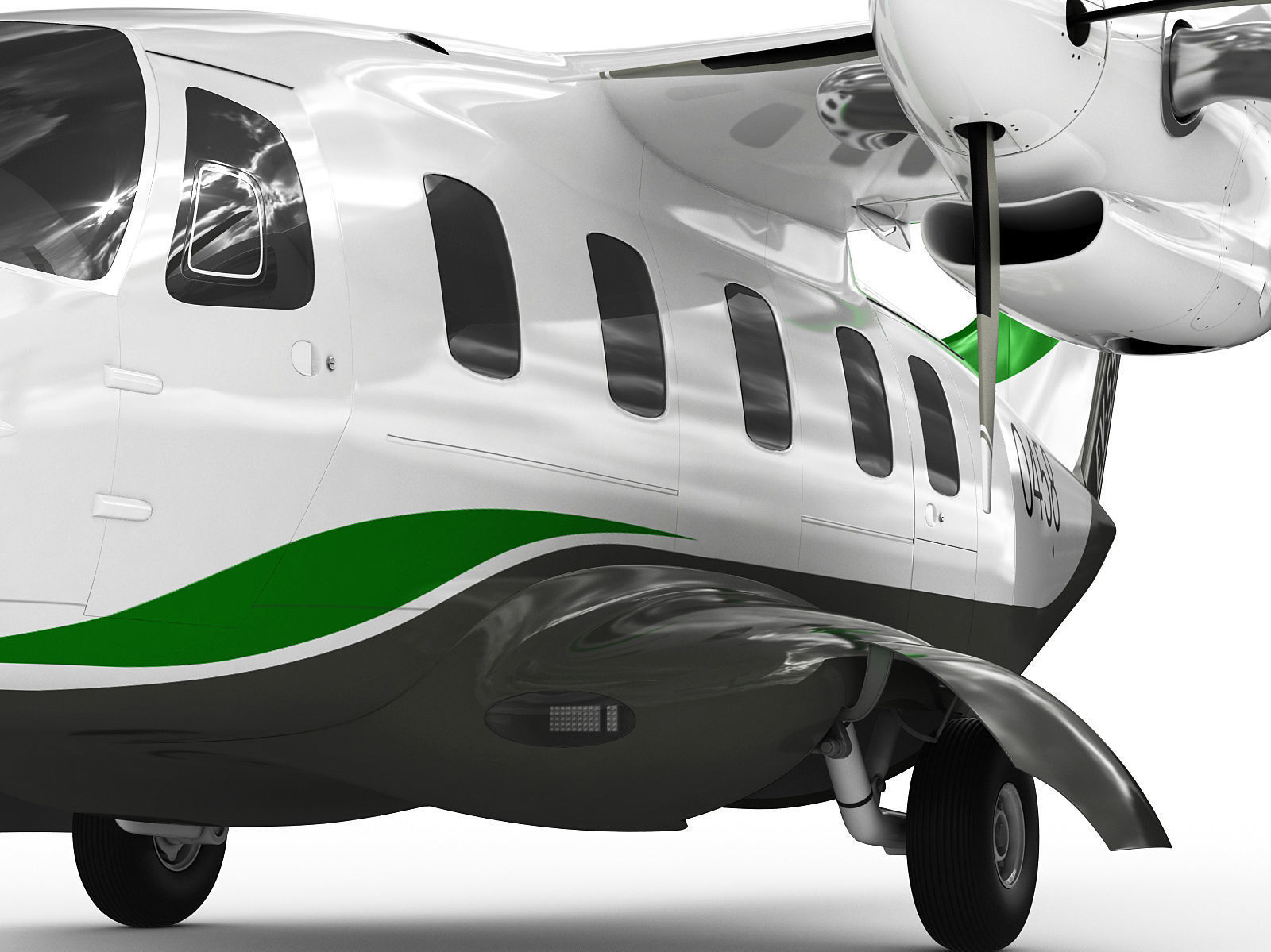 Evektor EV55 Outback 3D model CGTrader