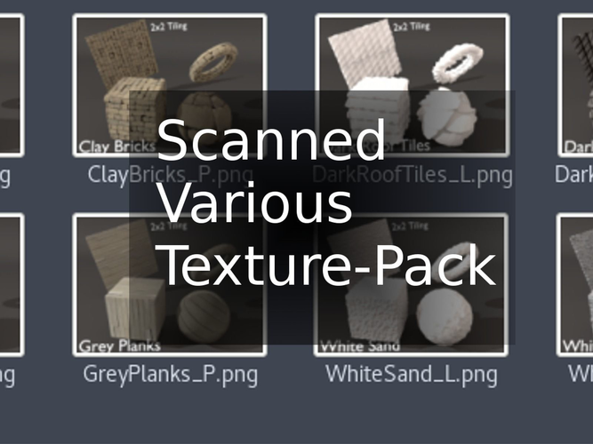 Texture Scanned Various Texture-Pack VR / AR / low-poly | CGTrader