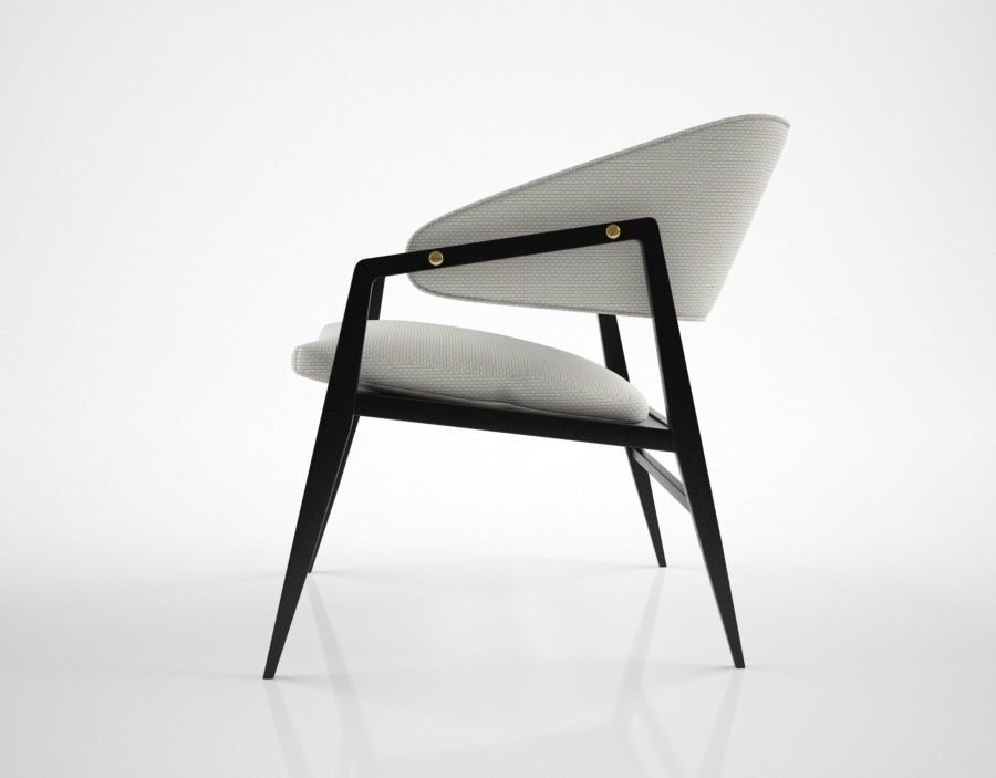 3d Model Gio Ponti Lounge Chair Cgtrader Gio Ponti Lounge Chair 3d Model Max Obj Fbx Mtl 4
