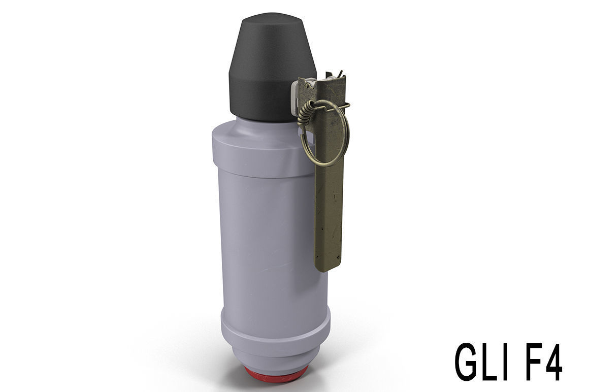 GLI F4 Grenade 3D model