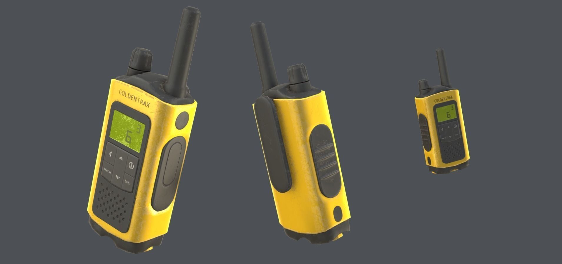 Realistic Handheld Portable Radio