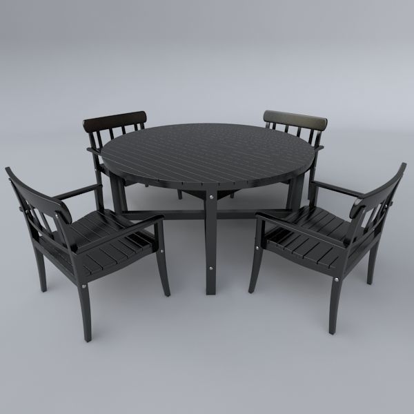 Garden Furniture 3d 3d model garden set table chairs | cgtrader Garden Furniture 3d 3d model garden set table chairs | cgtrader