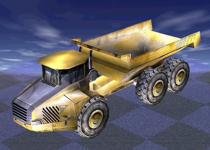 Industrial Truck Low-poly