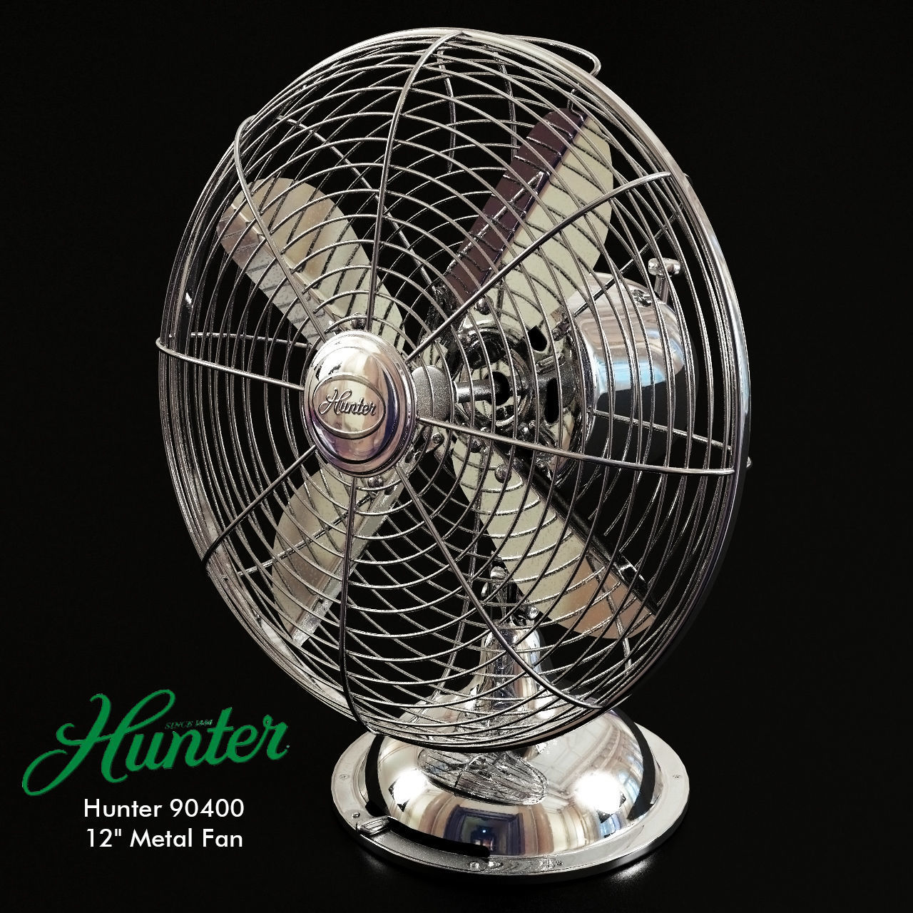 3D model Table fan Hunter 90400 CGTrader