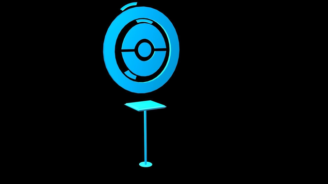 Pokemon Go Pokestop Model Free 3d Model Cgtrader