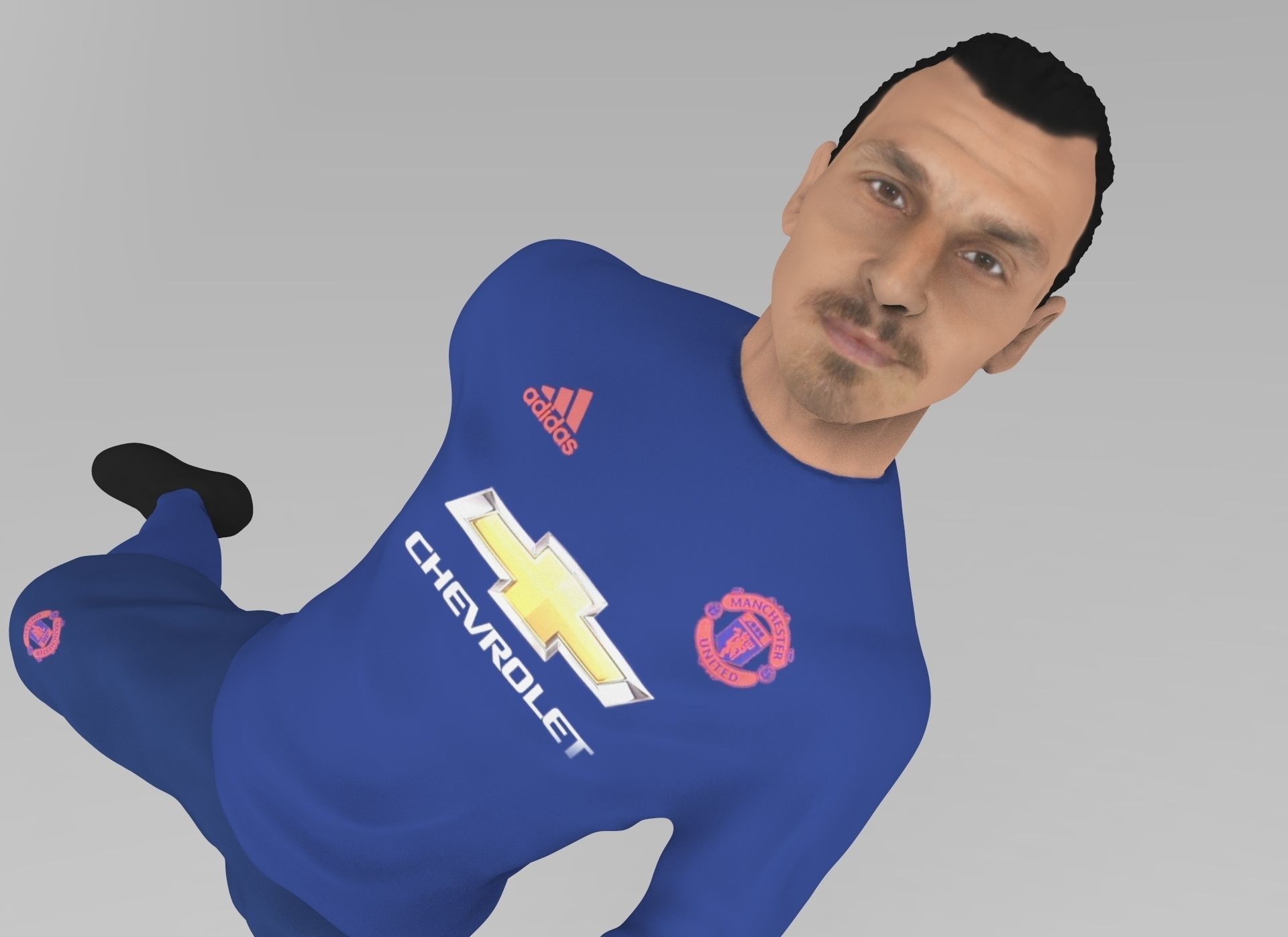 Zlatan Ibrahimovic full figurine textured