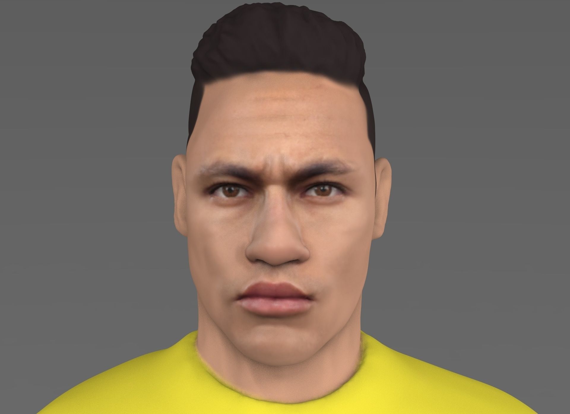 Neymar full figurine textured