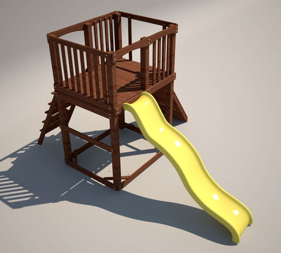 Playground set 3D model