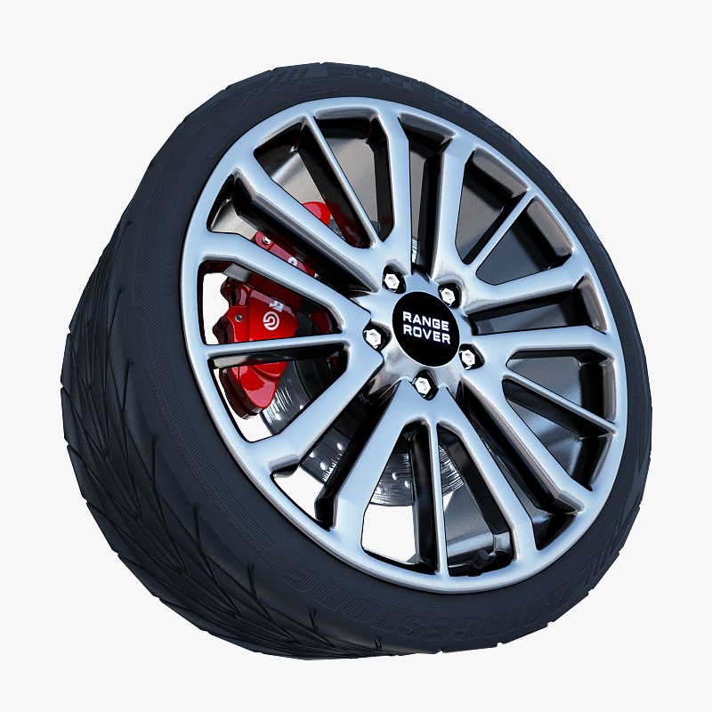 3D Range Rover Sport Wheel CGTrader