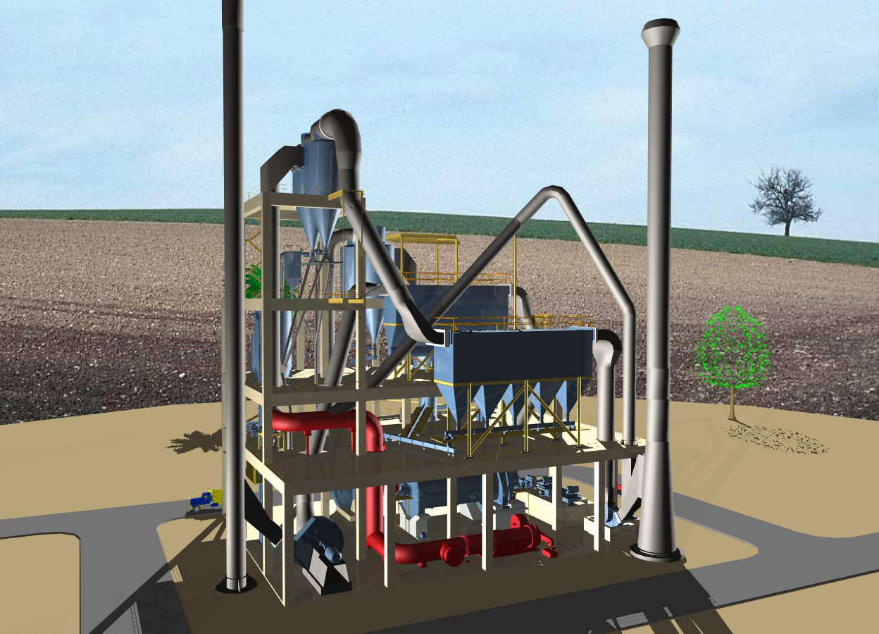 Iron Ore Plant Free 3D model