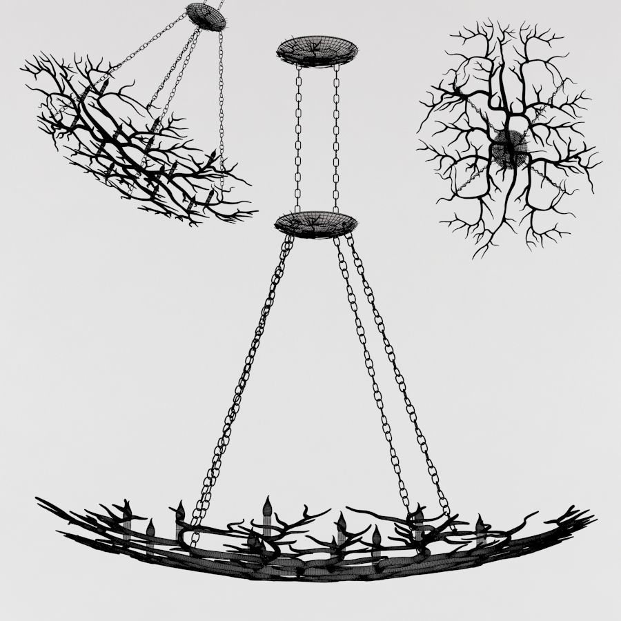 Currey And Company Rainforest Chandelier Lighting 3d Model Max Fbx Currey And Company Rainforest Chandelier Lighting 3d Model Max Fbx Unitypackage 2