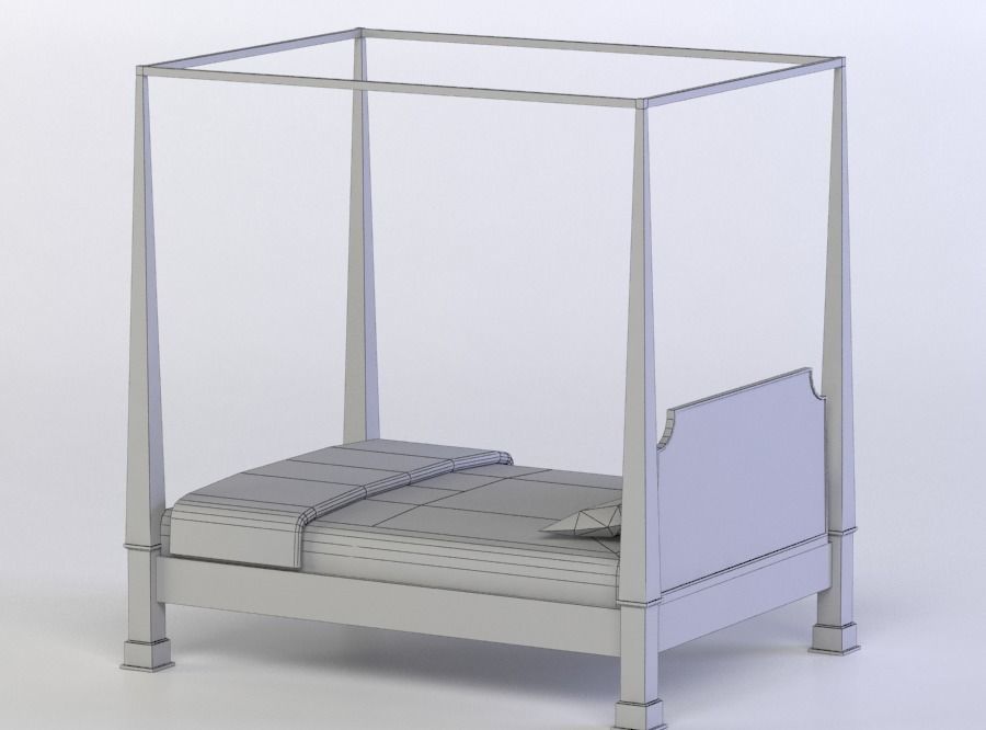 3D model TURNER BEDROOM SET1 3D MODEL VR / AR / lowpoly CGTrader