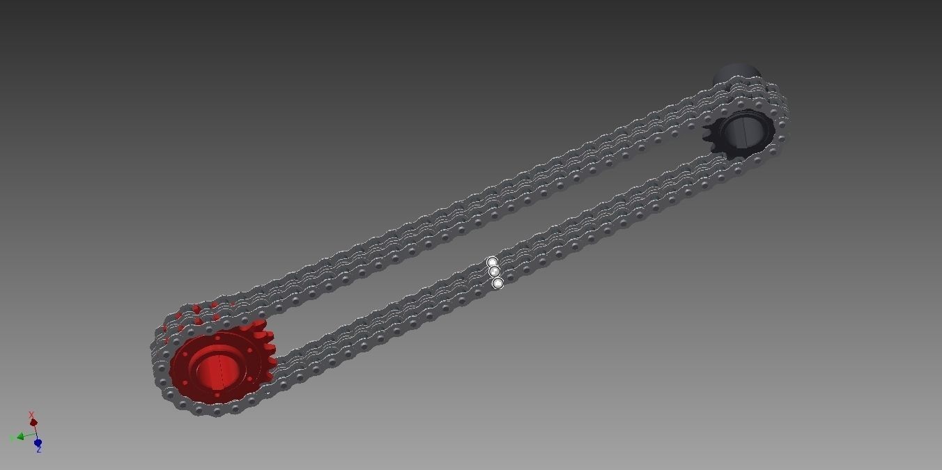 3D model chain transmission CGTrader