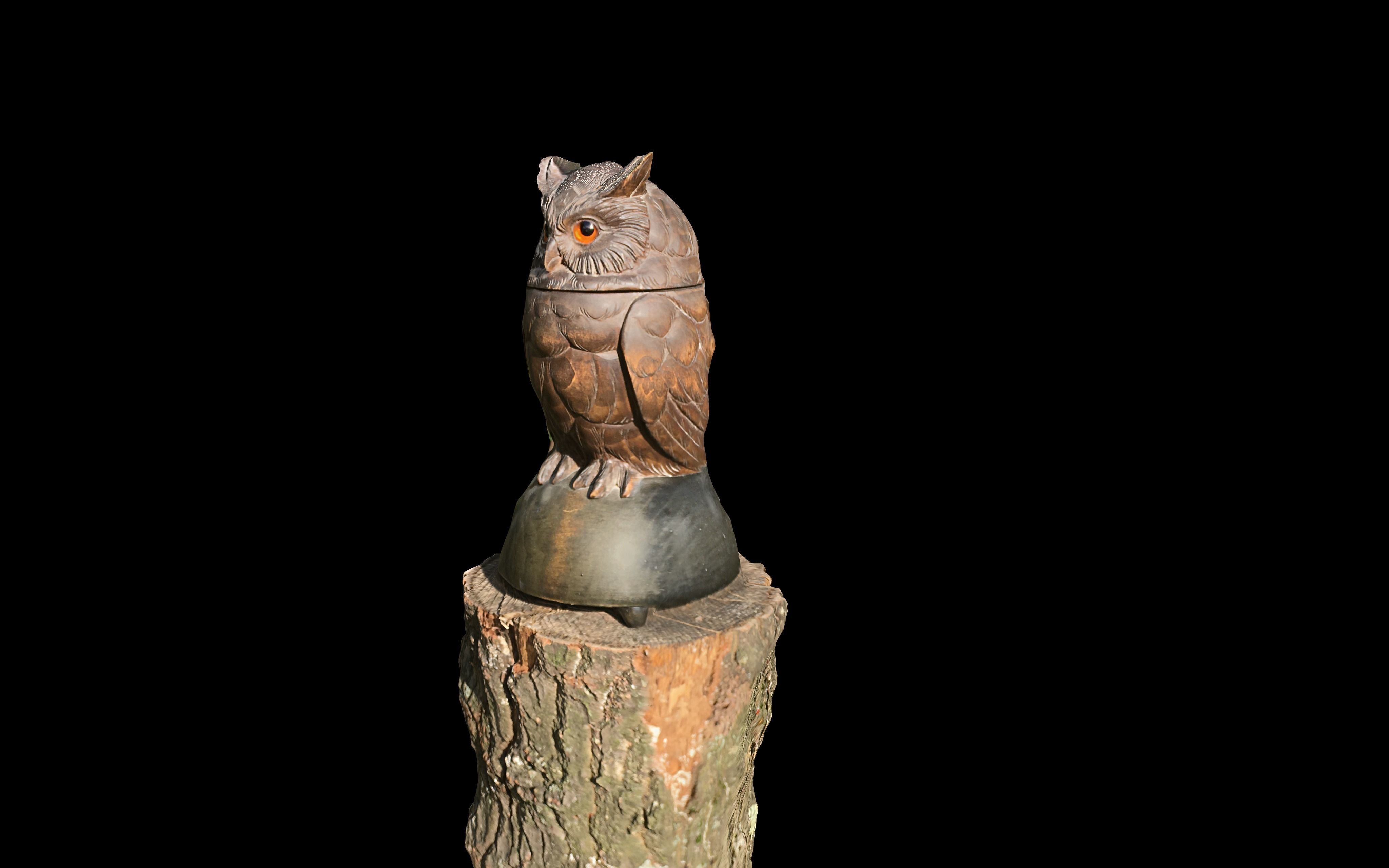 Wooden OWL bird