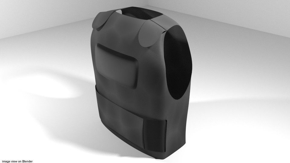 Armour Vest - Type 1 3D model