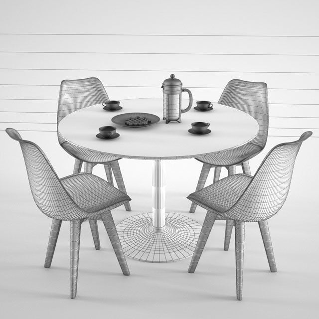 3d Habitat Lance Dining Table Cgtrader Habitat Lance Dining Table 3d Model Max Obj Mtl Fbx 2