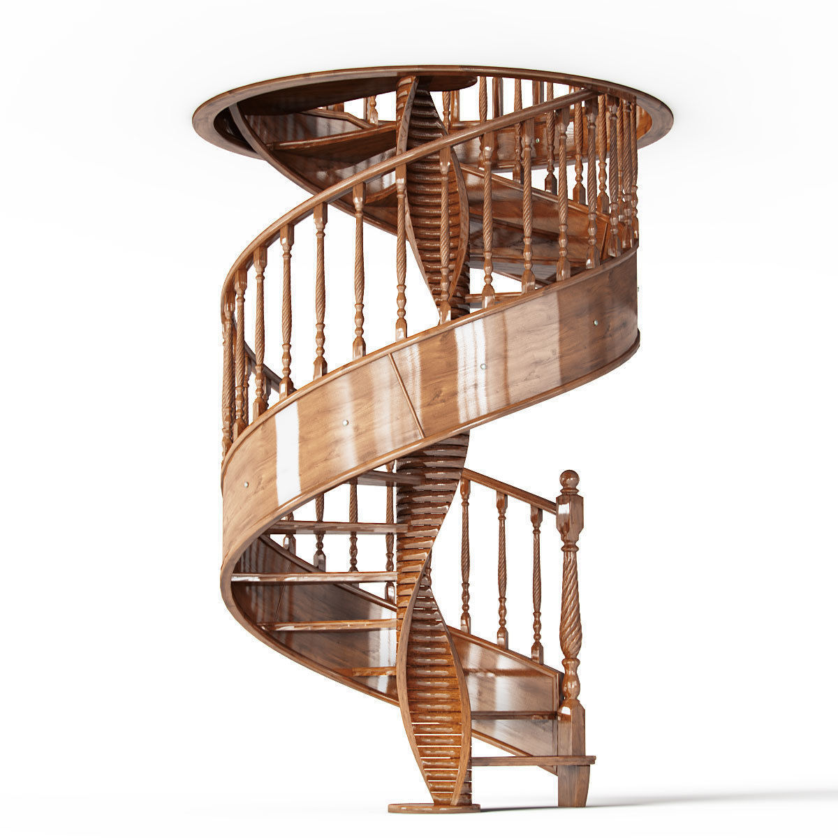 Spiral Stairs 3D model