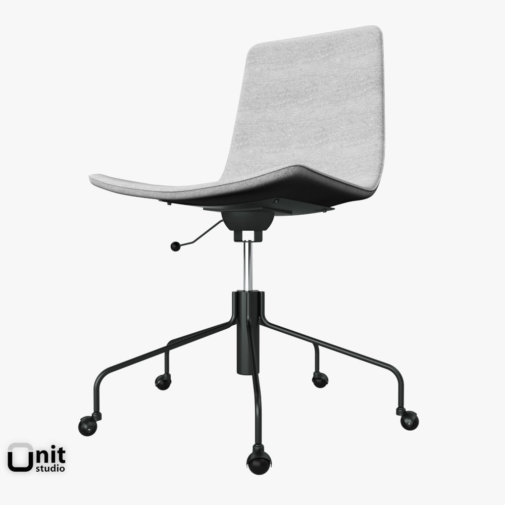 Slope Office Chair by West Elm 3D model CGTrader