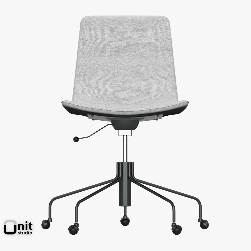 Slope Office Chair by West Elm 3D model CGTrader
