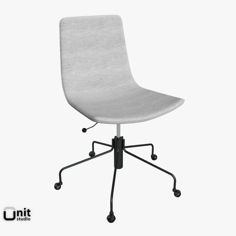 Slope Office Chair By West Elm 3d Model