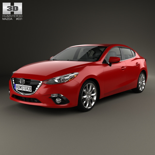 Mazda 3 sedan 2014 3D model