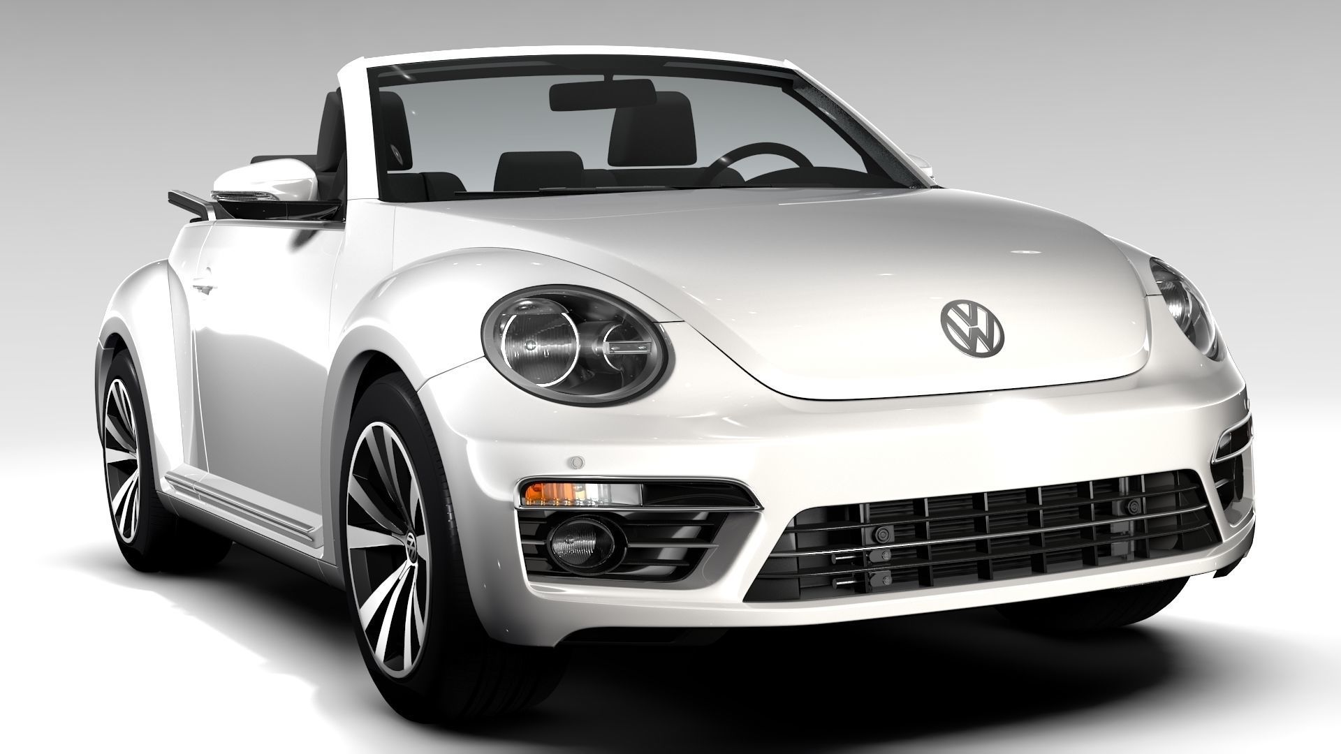 Vw Beetle Cabriolet 2017 Cgtrader Vw Beetle Cabriolet 2017 Model