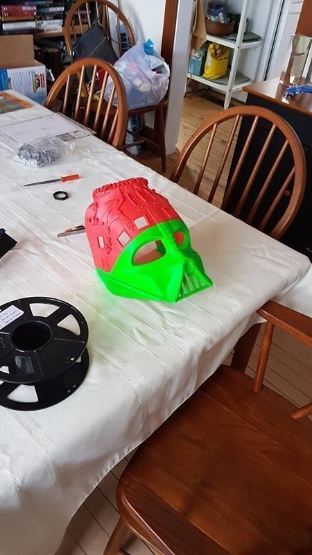 3D Printable Darth Vader Helmet - With Reveal Face Mask 3D model 3D ...