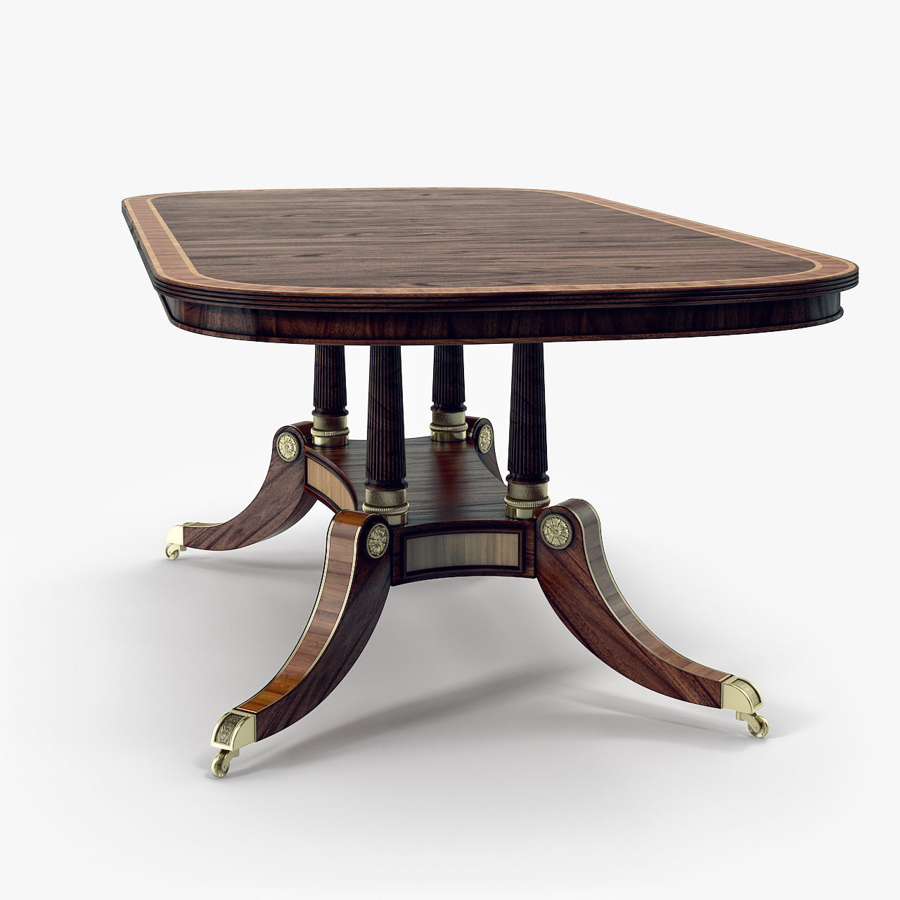 3d Model Theodore Alexander Kirkham Dining Theodore Alexander Kirkham Dining Table 3d Model Max Obj Fbx Mtl 3