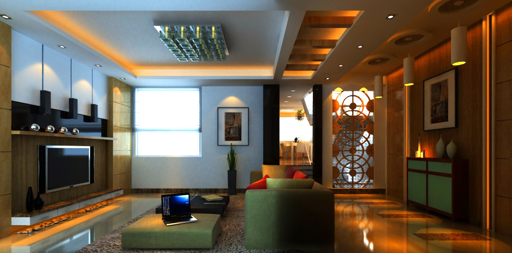 Home theatre 3d model Home theatre 3d model