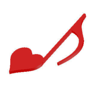Nota Musicale Cuore San Valentino