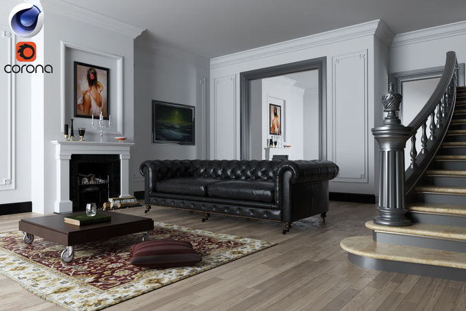 3D Living Room C4D R17 Corona Render | CGTrader 3D Living Room C4D R17 Corona Render | CGTrader