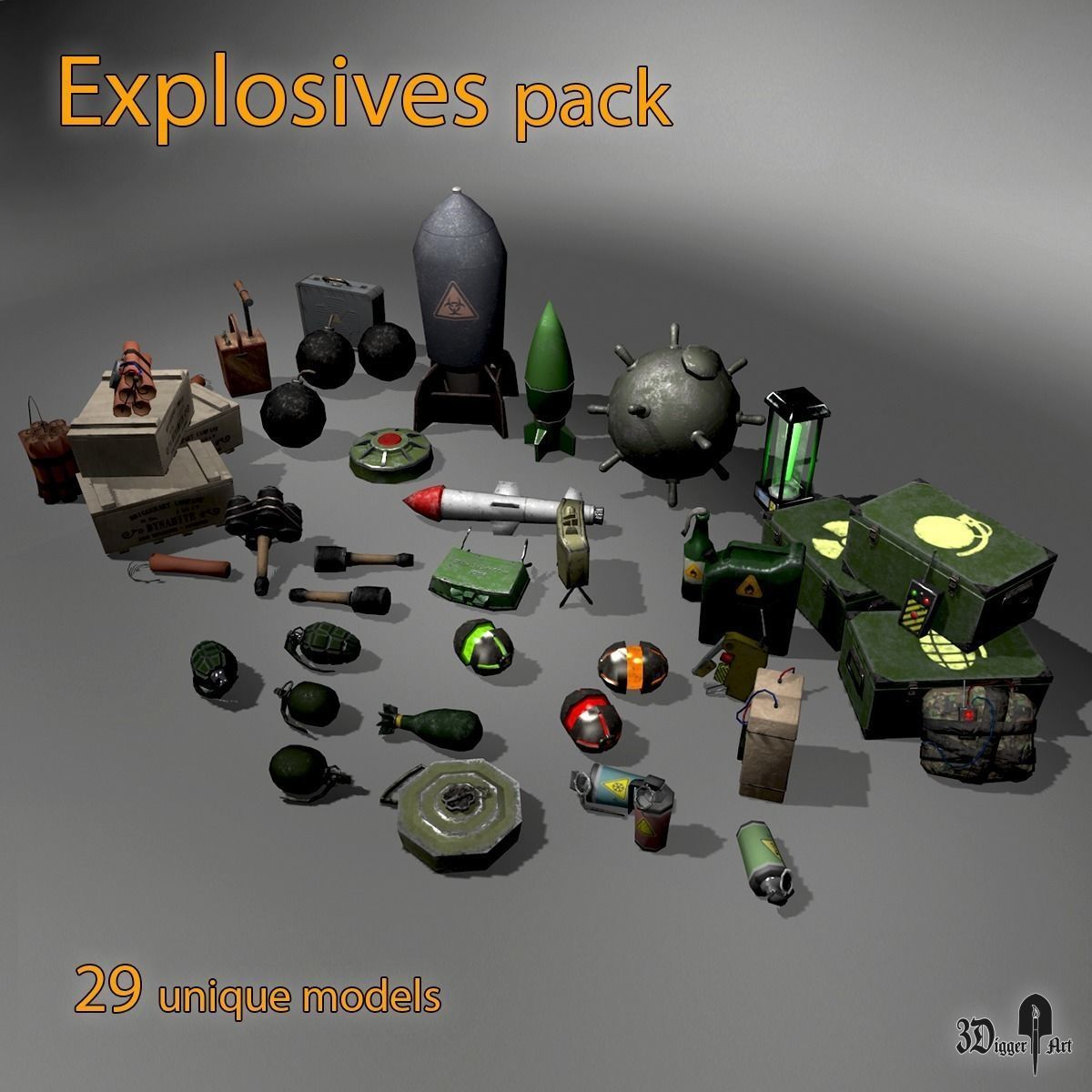 Explosives and bomb pack