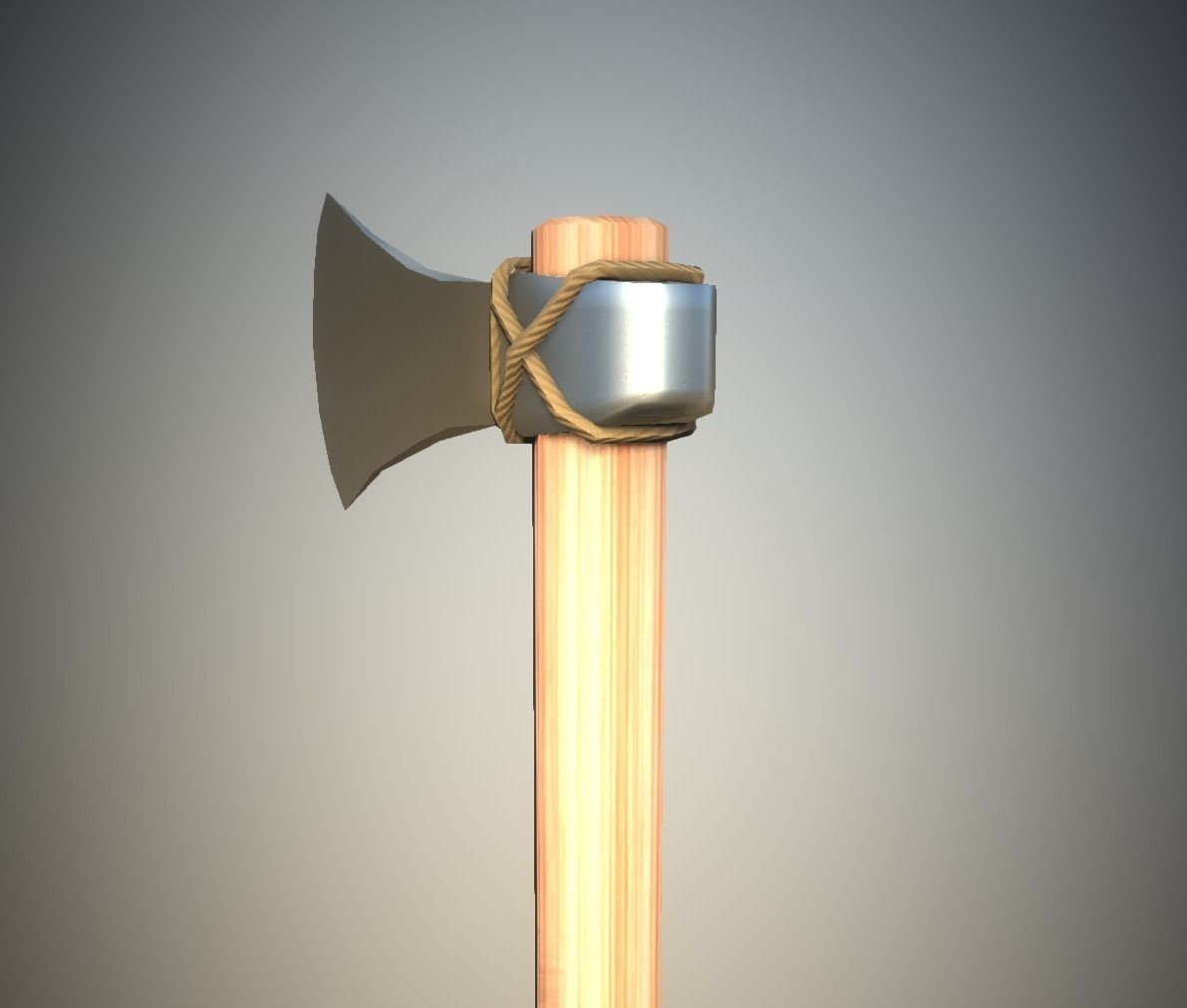 Game ready axe Low Poly VR viking medieval Low-poly 3D model