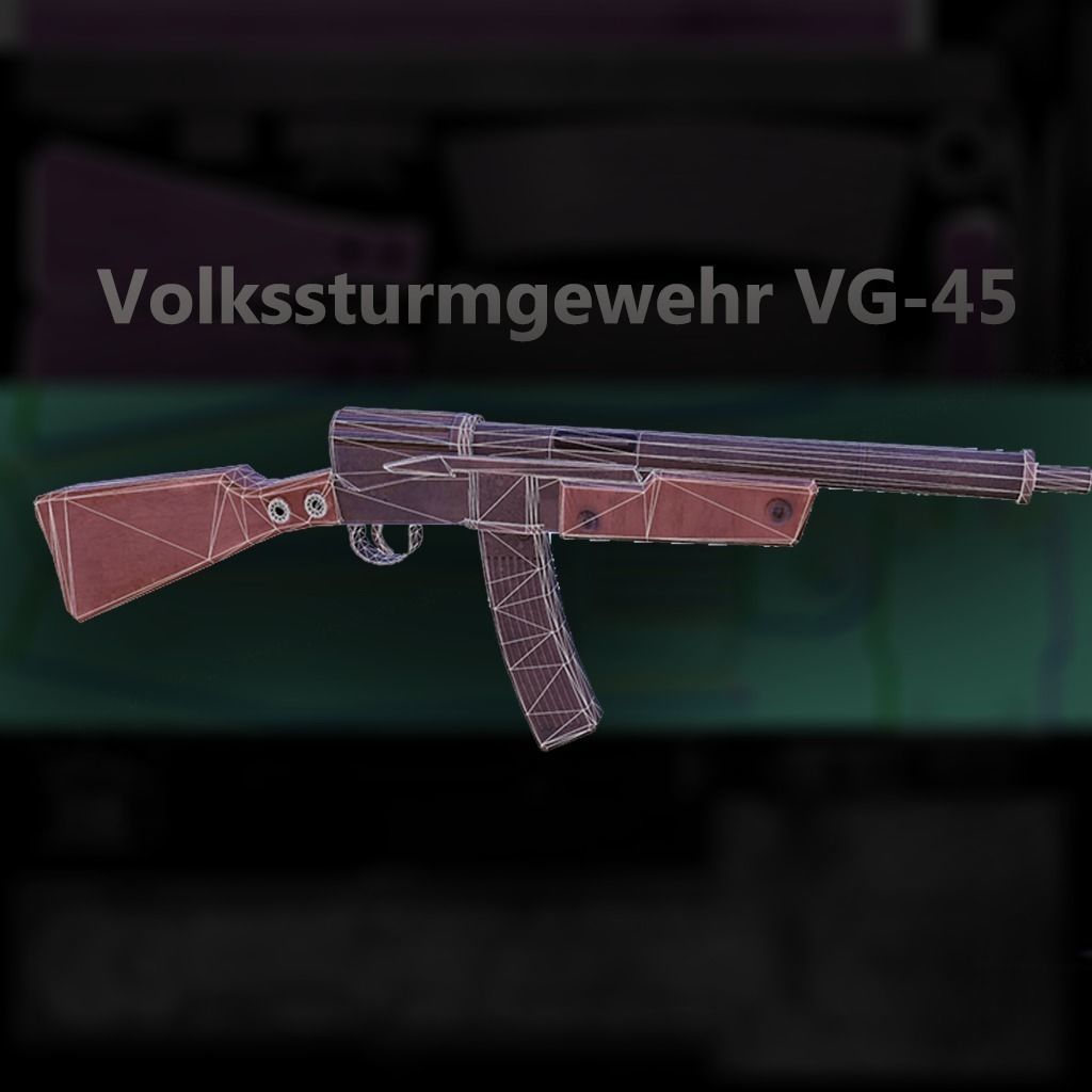 Volkssturmgewehr VG-45 3D asset | CGTrader
